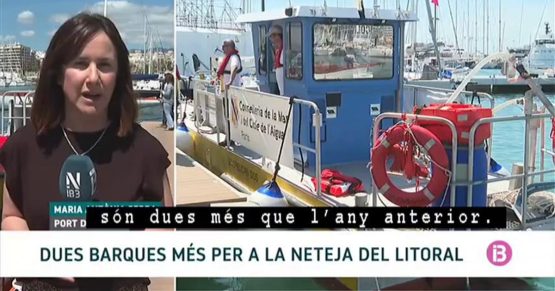 Intensificant els esforços de neteja de la costa a les Illes Balears